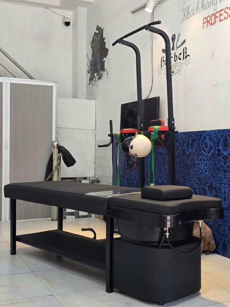 Giường gội đầu barber